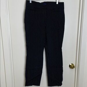 Apt. 9 Women's Black Pinstriped Trousers